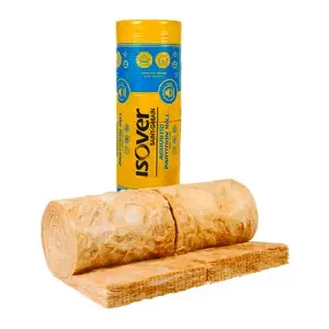 100mm Isover Acoustic Partition Insulation Roll – Glass Mineral Wool 11m2