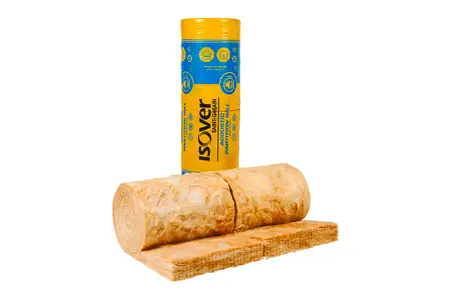 100mm Isover Acoustic Partition Insulation Roll – Glass Mineral Wool 11m2