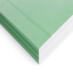12.5mm British Gypsum Gyproc Moisture Resistant Plasterboard Tapered Edge 2400mm x 1200mm (8′ x 4′)