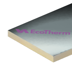 Ecotherm 100mm Eco-Versal Rigid PIR Insulation Board (2400mm x 1200mm) (8′ x 4′)