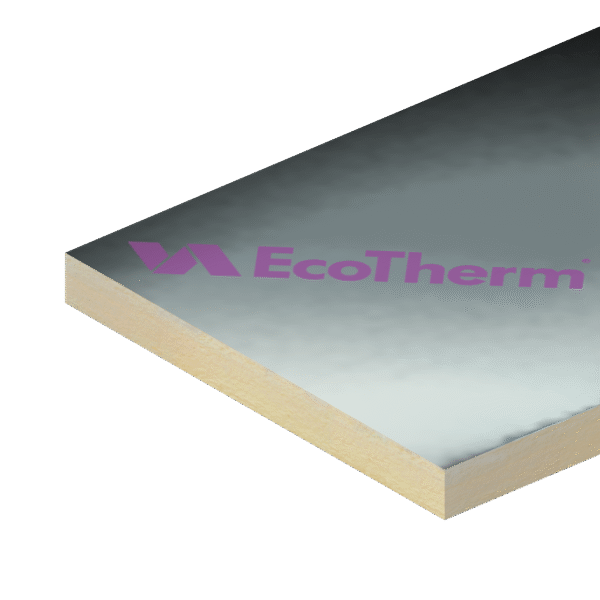 Ecotherm 100mm Eco-Versal Rigid PIR Insulation Board (2400mm x 1200mm) (8′ x 4′)