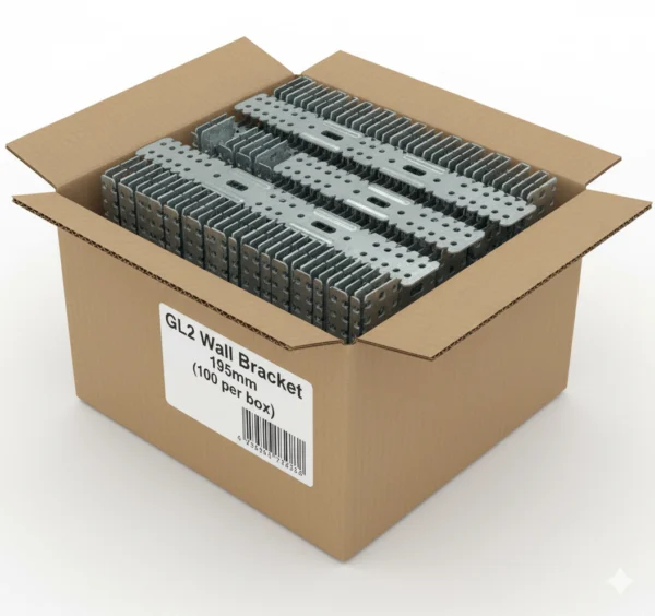 GL2 Wall Bracket 195mm  (100 per box) - Image 2