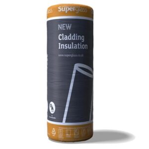 140mm Superglass Cladding Mat 40 Thermal & Acoustic Roll 8.40m2