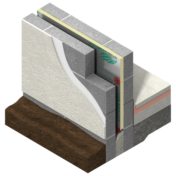 Kingspan 50mm Thermawall TW50 PIR Insulation Board (1200mm x 450mm) (Pack of 10) - Image 2