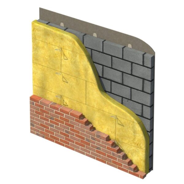 100mm Superglass Superwall 36 Cavity Wall Slab 4.37m2 Pack - Image 2