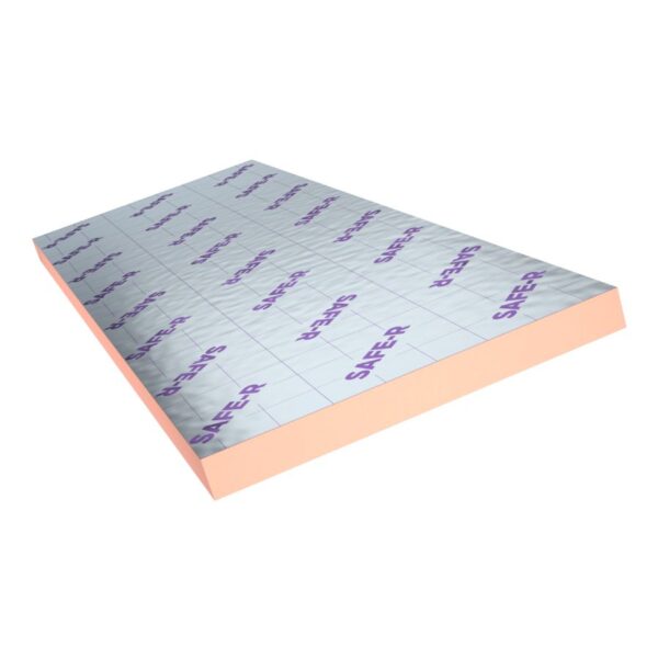 25mm Unilin Safe-R SR/PR Pitched Roof Phenolic Insulation Board 2400mm x 1200mm (8′ x 4′) Pallet of 96