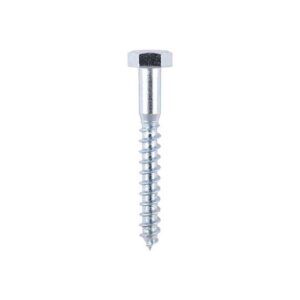 12.0 x 75mm Timco Coach Screw Hex Zinc (TIMpac of 2)