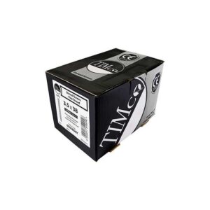 3.5 x 42mm Timco Drywall Screws PH Bugle Fine Thread Black (Box of 1000)