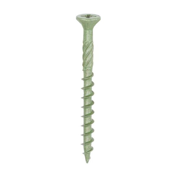 4.5 x 60 Timco Decking Screws PZ Double Countersunk Exterior Green (Box of 1000) - Image 3
