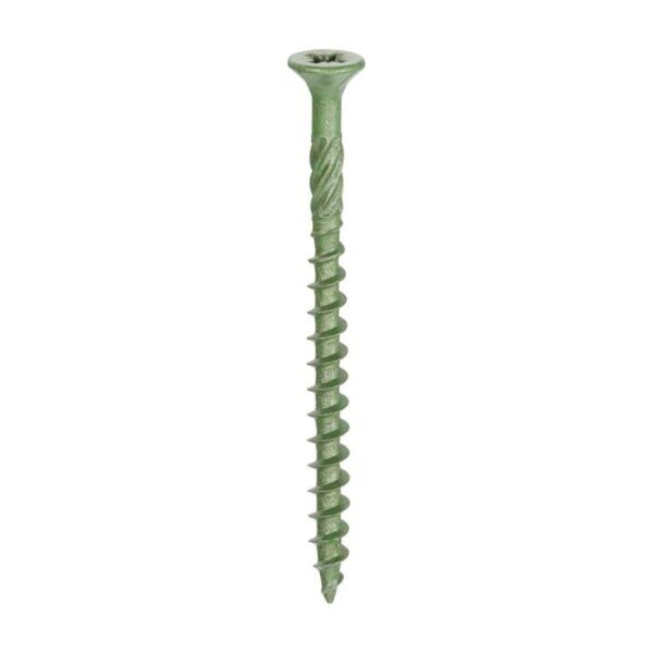 4.5 x 60 Timco Decking Screws PZ Double Countersunk Exterior Green (Box of 200) - Image 3