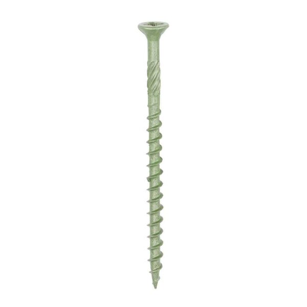 4.5 x 70 Timco Decking Screws PZ Double Countersunk Exterior Green (Box of 200) - Image 4