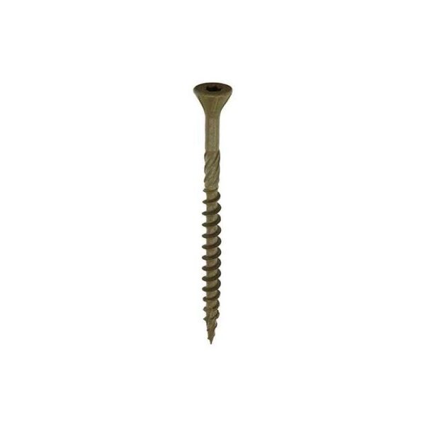 4.5 x 75 Timco C2 Deck-Fix TX Countersunk with Ribs Twin Cut Green (TIMbag of 120)