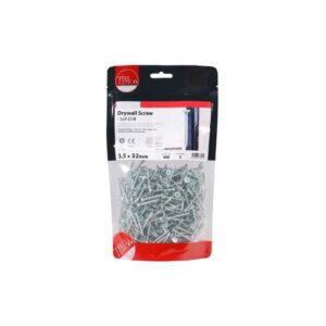 3.5 x 32mm Timco Drywall Screws PH Bugle Self Drilling Zinc (TIMbag of 400)