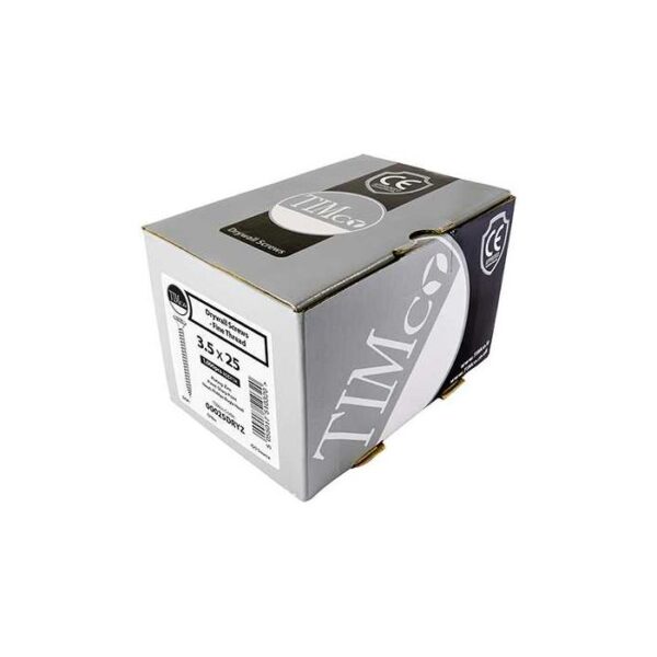 4.8 x 100mm Timco Drywall Screws PH Bugle Fine Thread Zinc (Box of 500)