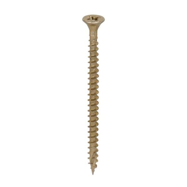 4.0 x 60mm Timco C2 Strong Fix PZ Double Countersunk Sharp Point Premium Wood Screw Index Zinc-Yellow (Box of 1000) - Image 3