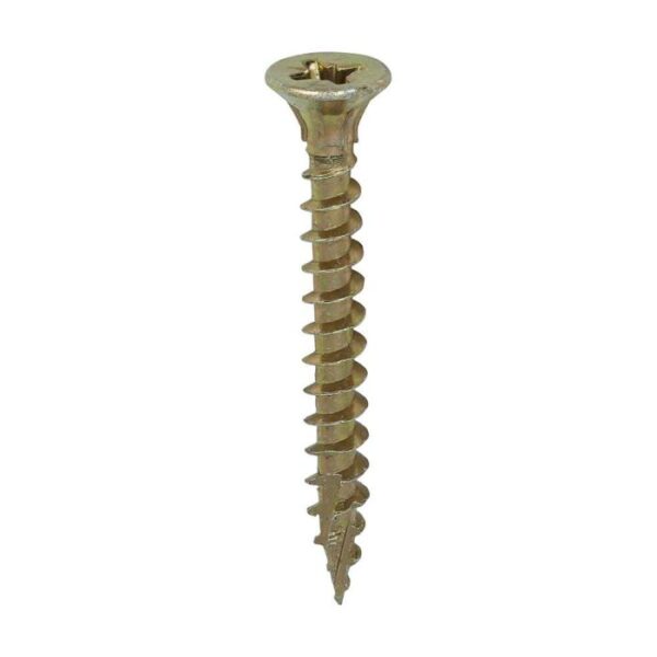 4.5 x 50 mm Timco C2 Strong Fix PZ Double Countersunk Premium Wood Screw ZInc-Yellow (Tub of 700) - Image 3