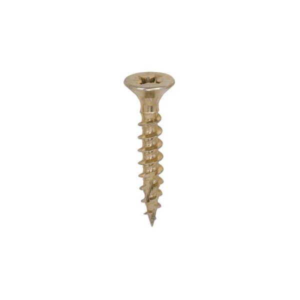 5.0 x 30mm Timco C2 Strong Fix PZ Double Countersunk Sharp Point Premium Wood Screw Zinc-Yellow (Box of 200) - Image 3
