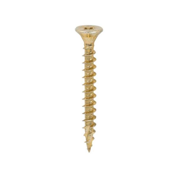 5.0 x 45mm Timco C2 Strong Fix PZ Double Countersunk Sharp Point Premium Wood Screw Zinc-Yellow (Box of 200) - Image 3