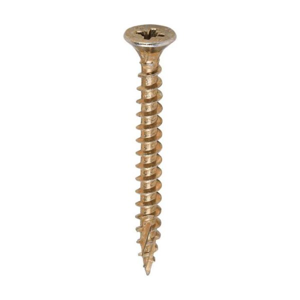 4.0 x 60mm Timco C2 Strong Fix PZ Double Countersunk Sharp Point Premium Wood Screw Zinc-Yellow (Box of 200) - Image 4