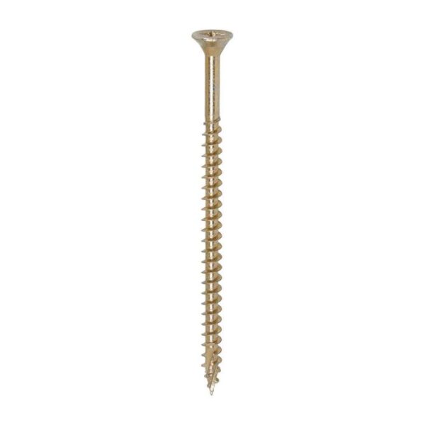 5.0 x 75mm Timco C2 Strong Fix PZ Double Countersunk Sharp Point Premium Wood Screw Zinc-Yellow (Box of 200) - Image 3