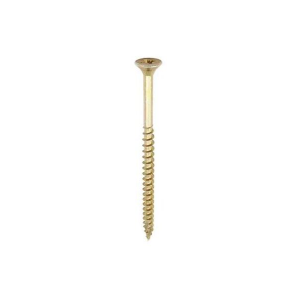 5.0 x 90mm Timco C2 Strong Fix PZ Double Countersunk Sharp Point Premium Wood Screw Zinc-Yellow (Tub of 325) - Image 3