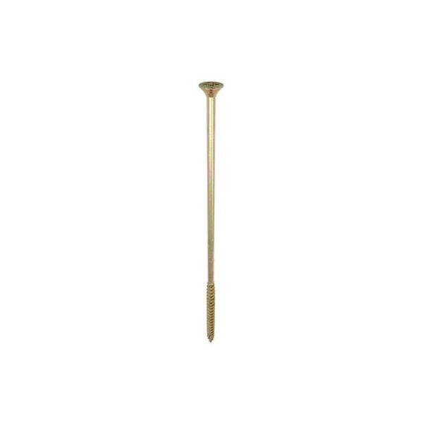 6.0 x 200mm Timco C2 Strong Fix PZ Double Countersunk Sharp Point Premium Wood Screw Zinc-Yellow (Box of 100) - Image 3