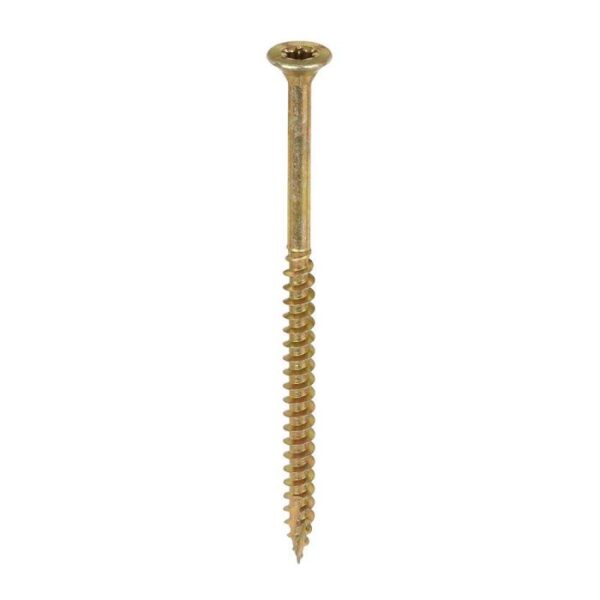 4.5 x 70mm Timco C2 Clamp-Fix Double Countersunk with Ribs Twin Cut Premium Wood Screw Zinc-Yellow (Box of 200) - Image 3