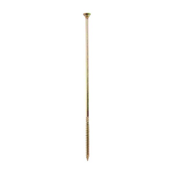 6.0 x 250mm Timco C2 Clamp-Fix Double Countersunk with Ribs Twin Cut Premium Wood Screw Zinc-Yellow (Box of 100) - Image 2