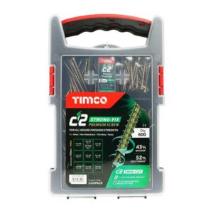 Timco C2 Strong Fix PZ Double Countersunk Premium Wood Screw Grab Pack (Tray of 600)
