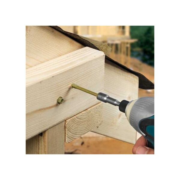 6.7 x 87 mm Timco Timber Frame Construction and Landscaping Screws Hex Exterior Green Organic (Box of 50) - Image 4