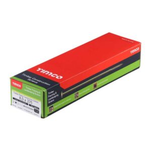 8.0 x 275 mm Timco Timber Construction and Landscaping Screws Wafer Exterior Green (Box of 25)