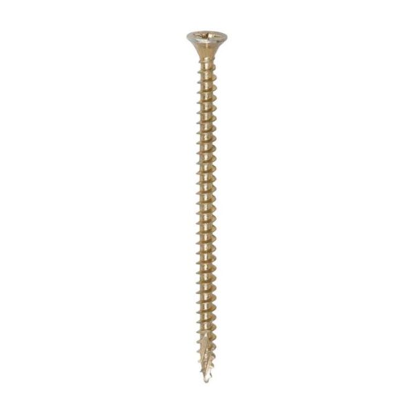 4.0 x 70mm Timco C2 Strong Fix PZ Double Countersunk Sharp Point Premium Wood Screw Zinc-Yellow (Box of 200) - Image 2