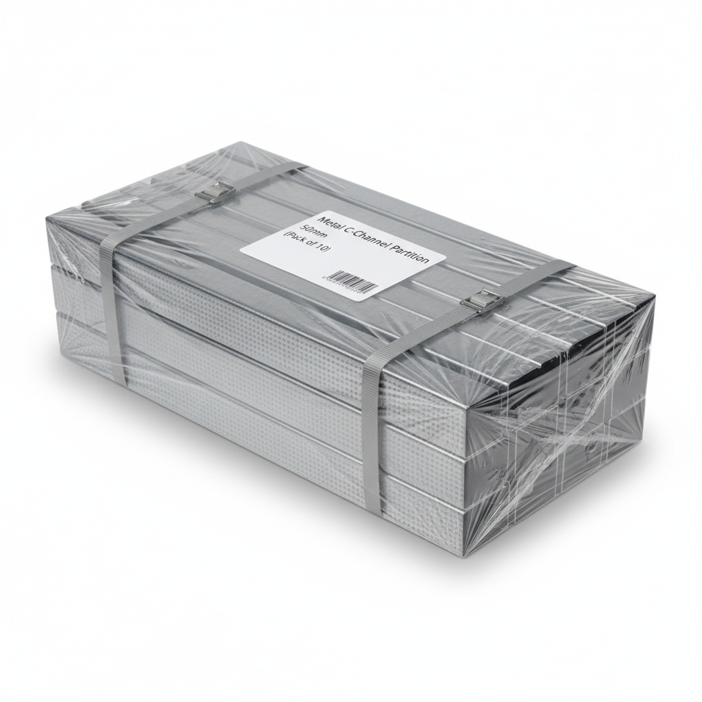 Metal C Stud Partition 50mm (Pack of 10) - Image 2