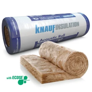 Knauf 100mm Acoustic Insulation Roll – Glass Mineral Wool 12.36m2 | 12.36m2 | UK