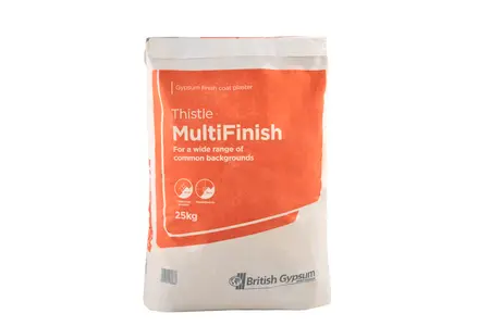 British Gypsum Thistle MultiFinish Plaster | 25kg | UK